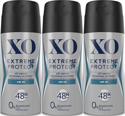 Deodorant 150ML Men-Erkek Extreme & Protect (3 Lü Set)