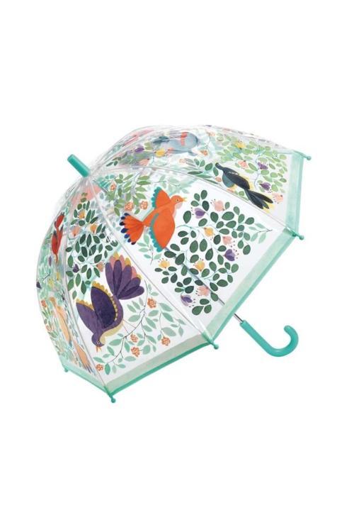 Şemsiye - Çiçekler Ve Kuşlar