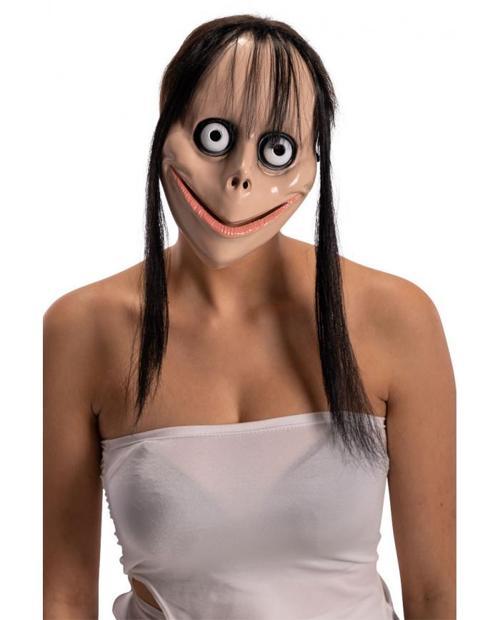 Korkunç Ürpertici Uzun Saçlı Maske 24x16 cm