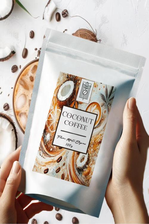 Coconut Coffee 100G, Hindistan Cevizi Aromalı Filtre Kahve