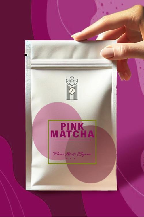 Pink Matcha Powder 50G, Pembe Spirulina Superfood Matcha Tozu