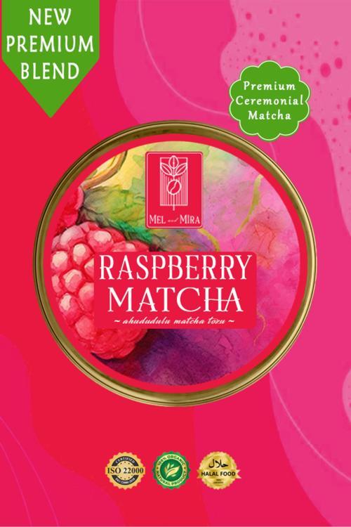 Ahududu Aromalı Matcha Tozu 25G, Raspberry Matcha Powder