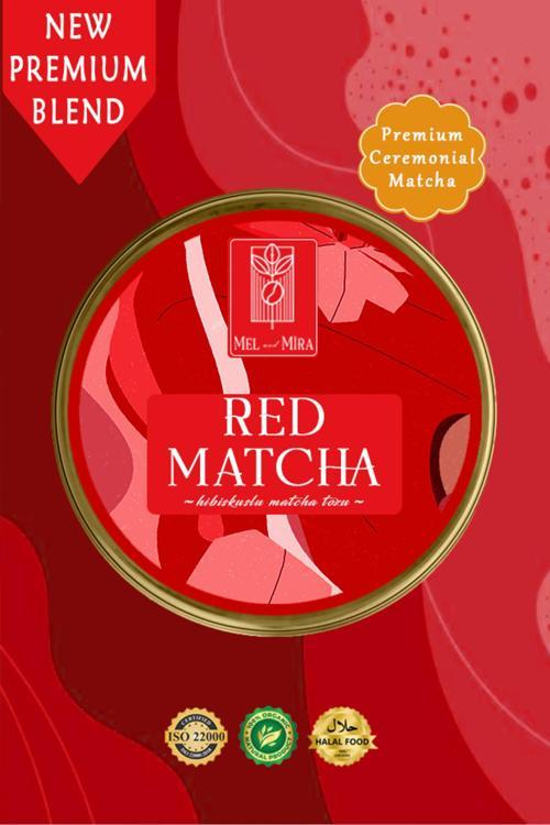 Ceremonial Red Matcha Powder 25G, Törensel Kırmızı Matcha Tozu Superfood