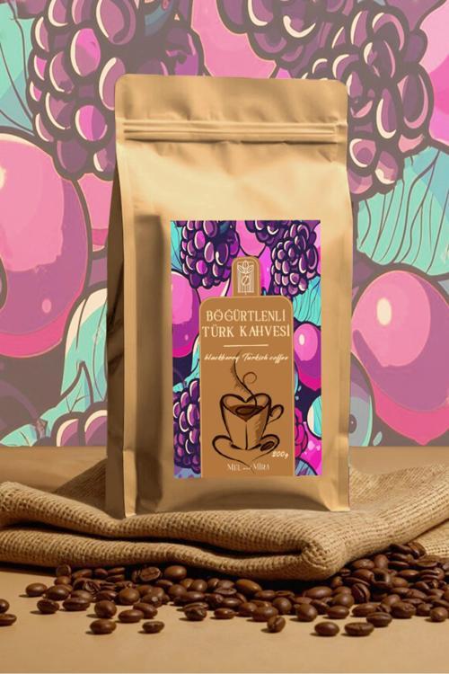 Blackberry Turkish Coffee 200G, Böğürtlen Aromalı Türk Kahvesi
