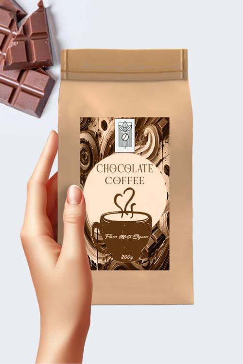 Chocolate Bean Coffee 200G, Çikolata Aromalı Çekirdek Kahve