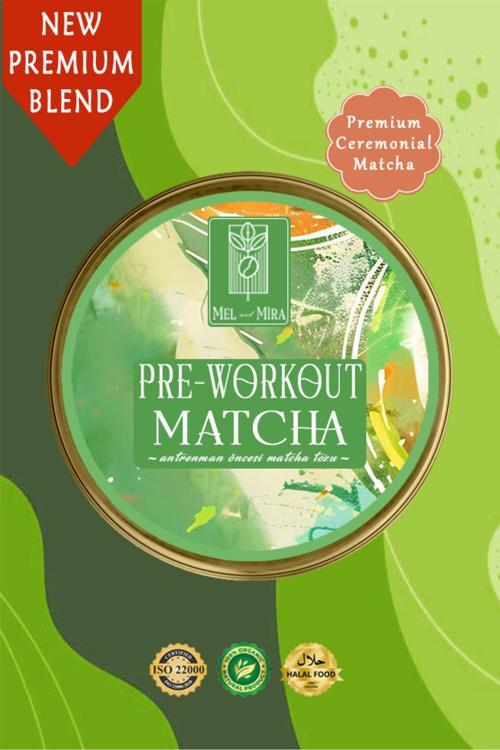 Pre-Workout Matcha Powder 25G, Antrenman Öncesi Sporcu Matchası - Yüksek Enerji Destekli