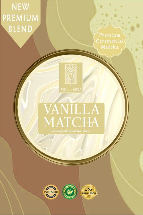 Vanilya Aromalı Matcha Tozu 25G, Vanilla Matcha Powder