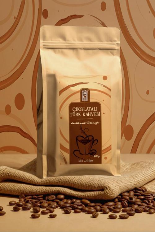 Chocolate Turkish Coffee 200G, Çikolata Aromalı Türk Kahvesi