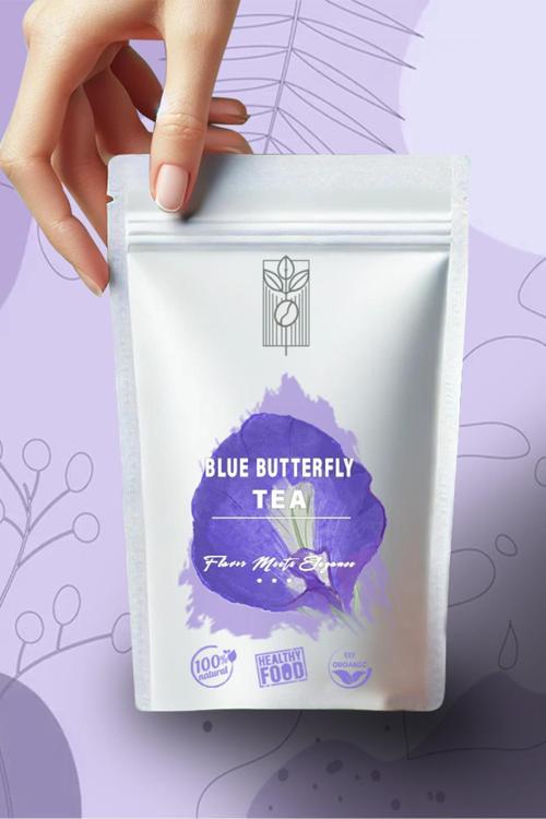 Premium Mavi Kelebek Çayı 100G, Blue Butterfly Tea