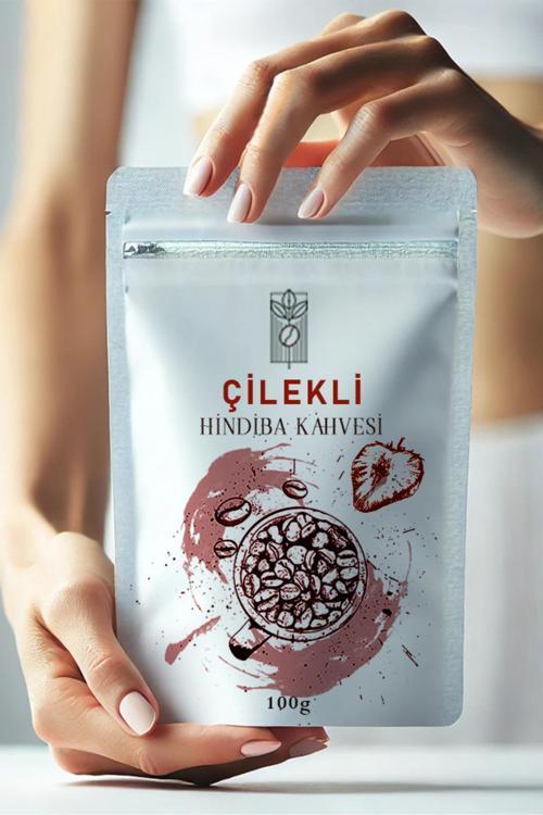 Çilek Aromalı Hindiba Detox Kahvesi 100G, Strawberry Flavored Chicory Detox Coffee