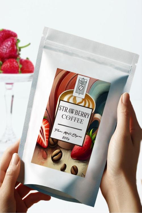 Strawberry Coffee 200G, Çilek Aromalı Filtre Kahve