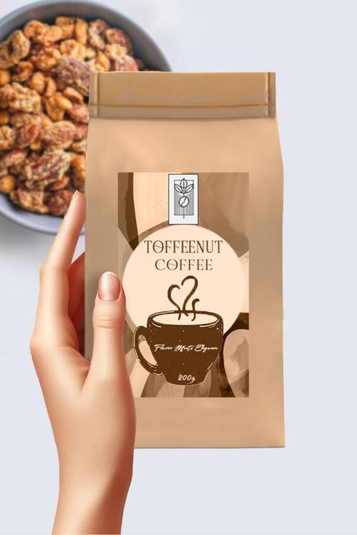 Toffee Nut Bean Coffee 200G, Toffee Nut Aromalı Çekirdek Kahve
