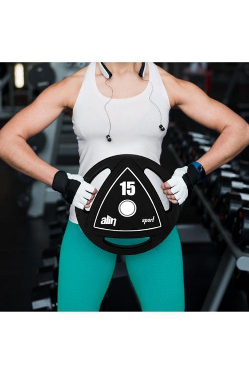 15 Kg Profesyonel Kauçuk Kaplı Olimpik Plaka