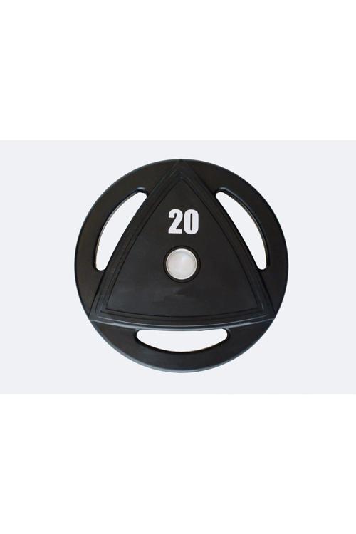 20 Kg Profesyonel Kauçuk Kaplı Olimpik Plaka