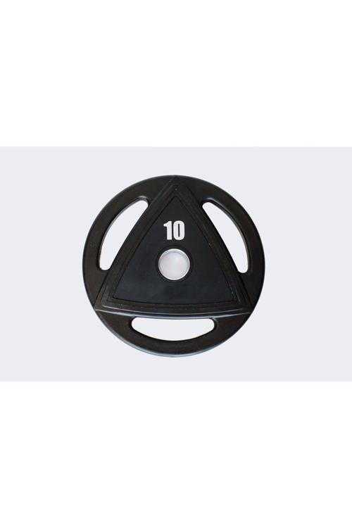 10 Kg Profesyonel Kauçuk Kaplı Olimpik Plaka