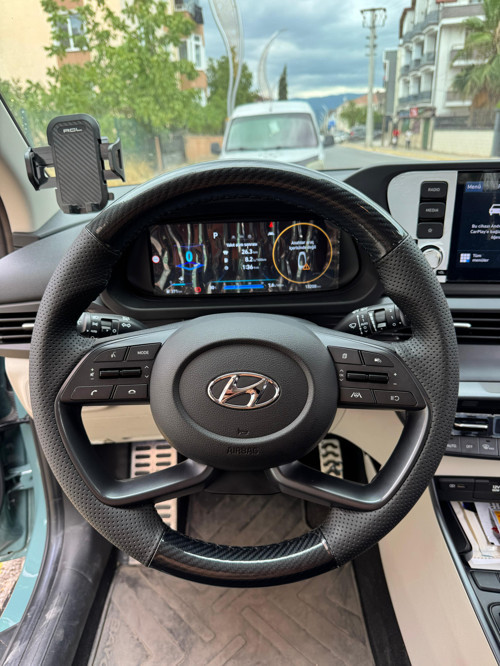 Hyundai İ20 2020-2025 Araca Özel Direksiyon Kılıfı (F1 OLMAYAN Araçlara Uyumludur)
