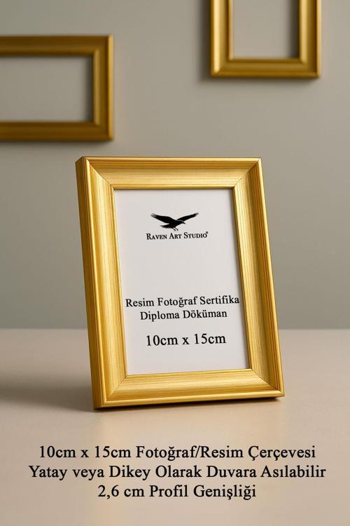 Pyramid 10cm x 15cm Resim Fotoğraf Belge Poster Evrak Çerçevesi Korumalı Kırılmaz Pleksi Cam