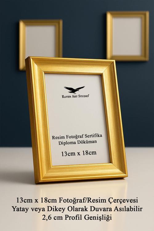 Pyramid 13cm x 18cm Resim Fotoğraf Belge Poster Evrak Çerçevesi Korumalı Kırılmaz Pleksi Cam