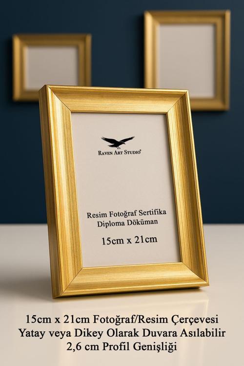 Pyramid 15cm x 21cm Resim Fotoğraf Belge Poster Evrak Çerçevesi Korumalı Kırılmaz Pleksi Cam