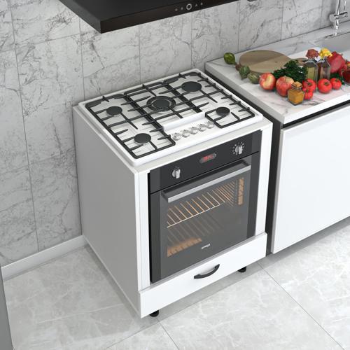 ankastre modülü kabini kerim byz fırın ocak dolabı 70 cmye kadar ocak için uyumlu