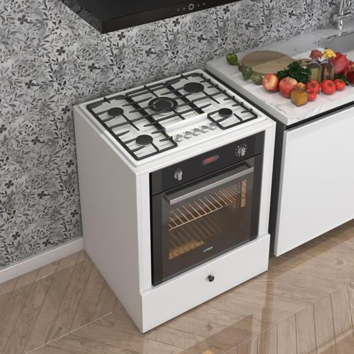 ankastre modülü kabini muksit byz fırın ocak dolabı çekmeceli 80 cmye kadar ocak için uyumlu