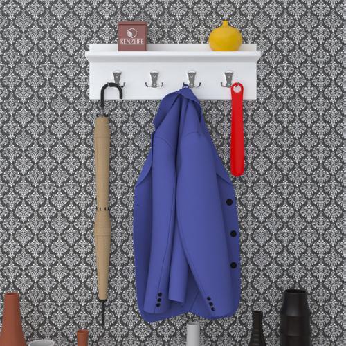 elbise askılığı askılık vettini038 byz 20*038*12 metal gri 4 adet askı portmanto