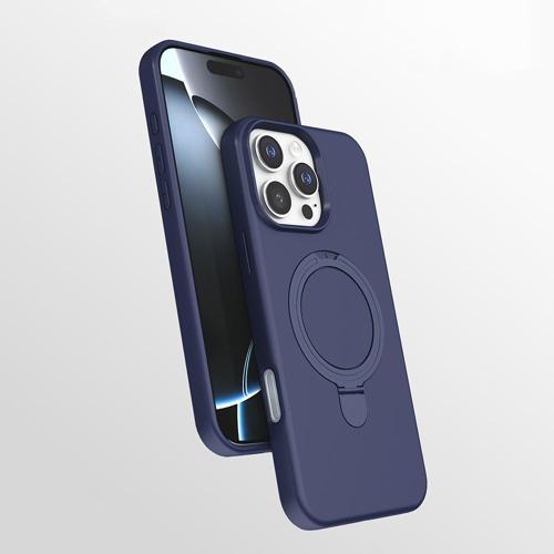 Apple iPhone 16 Pro Kılıf M-safe Şarj Özellikli Standlı Zore Samara Kapak