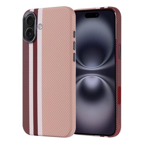 Apple iPhone 16 Plus Kılıf M-safe Şarj Özellikli Karbon Fiber Görünümlü Zore Nekst Kapak