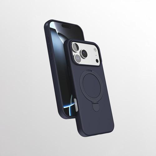 Apple iPhone 17 Pro Kılıf M-safe Şarj Özellikli Standlı Zore Samara Kapak