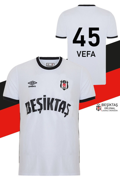 Orijinal Lisanslı Nostalji Beyaz Kişiye Özel Forma