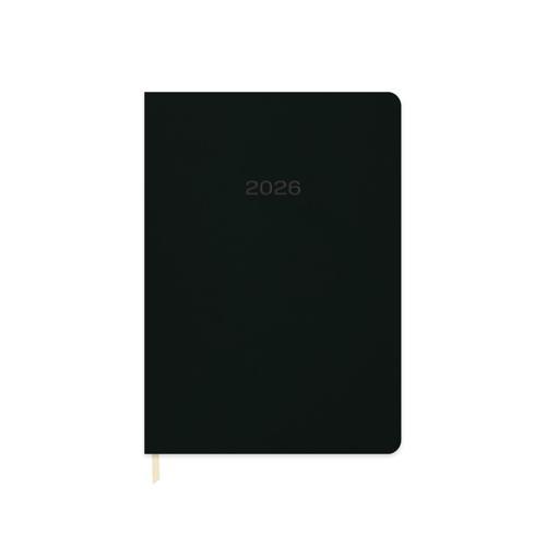 Keskin 2026-16*24 Günlük Termo Deri Ajanda-Siyah