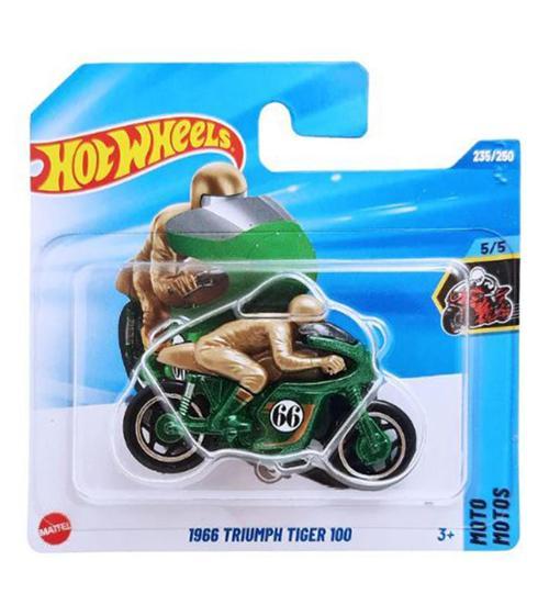 - 1966 Trıump Tiger 100 - Yeşil (1/64) 2025 Case - TH - TREASURE HUNT