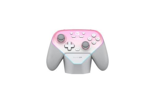 Super Nova Hall Effect 2.4g Wireless Controller Pembe Nintendo Switch, Windows PC, Android ,Ios