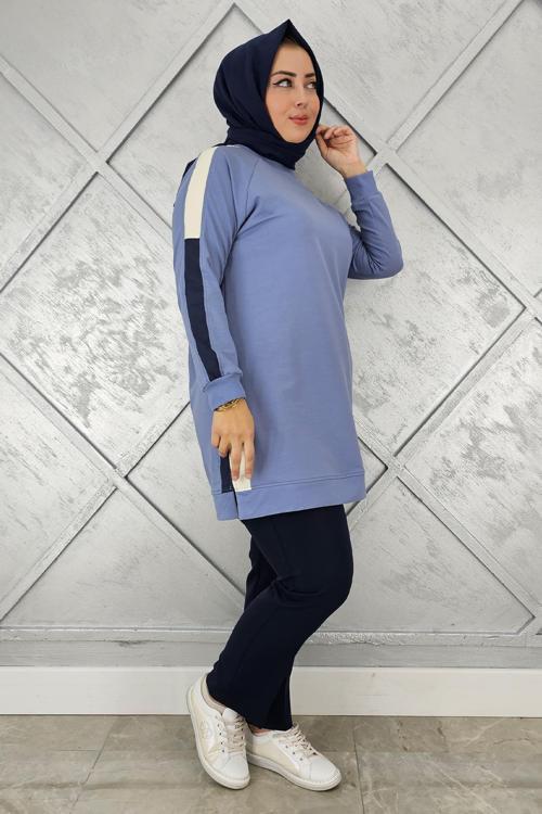 KADIN KOLLARI KOMBİNLİ TESETTÜR TUNİK