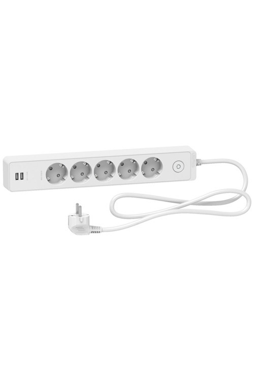5Li 1.5 Metre Usb Girişli Grup Priz Anahtarlı St945U1W