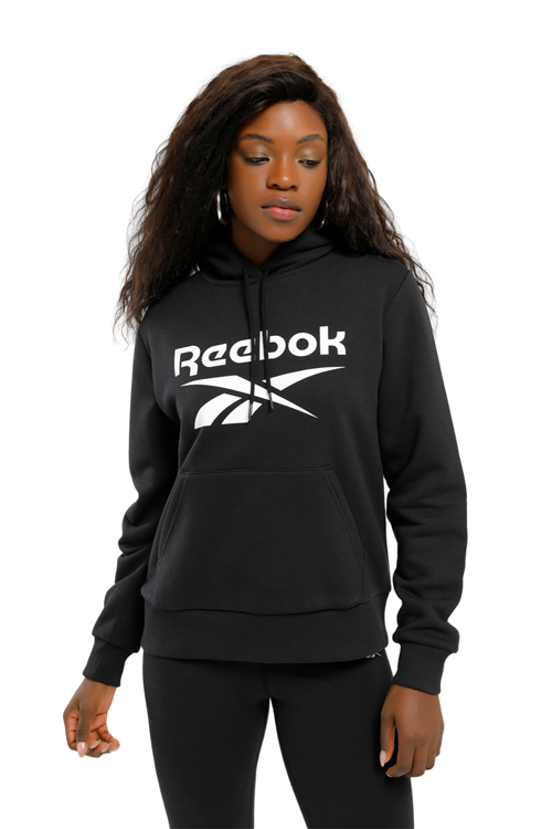RI BL Fleece Kapşonlu Siyah Kadın Sweatshirt 100071935