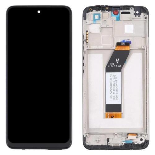 Xiaomi Uyumlu Redmi 10 2022 Lcd Ekran Dokunmatik Siyah Çıtalı Servis