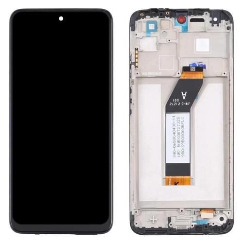 Xiaomi Uyumlu Redmi 10 5G Lcd Ekran Dokunmatik Siyah Çıtalı
