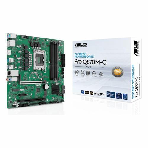 Pro Q870M-C-CSM DDR5 (6400MHz)OC M.2 HDMI/DP/USB-C PCIe 4.0 1851P mATX Anakart