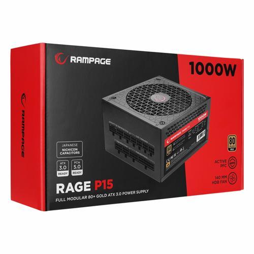 Rage P15 1000W 80+ Altın Modüler Güç Kaynağı