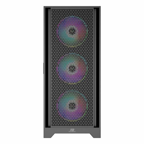 PowerBoost PB-P1600B USB 3.2 ARGB eATX Mid Tower Siyah Kasa