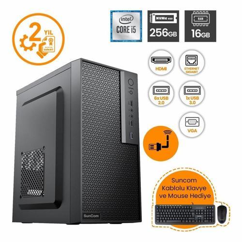 Force SC3-169 i5-3470 16GB 256SSD FreeDOS Masaüstü Bilgisayar