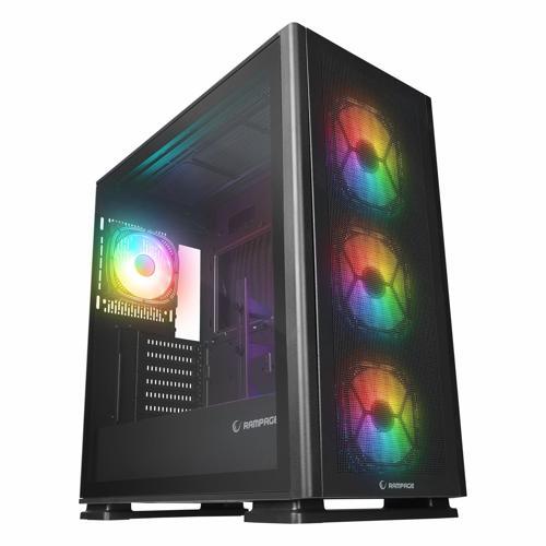 Vanguard V2 Black USB 3.2 RGB eATX Mid Tower Siyah Kasa