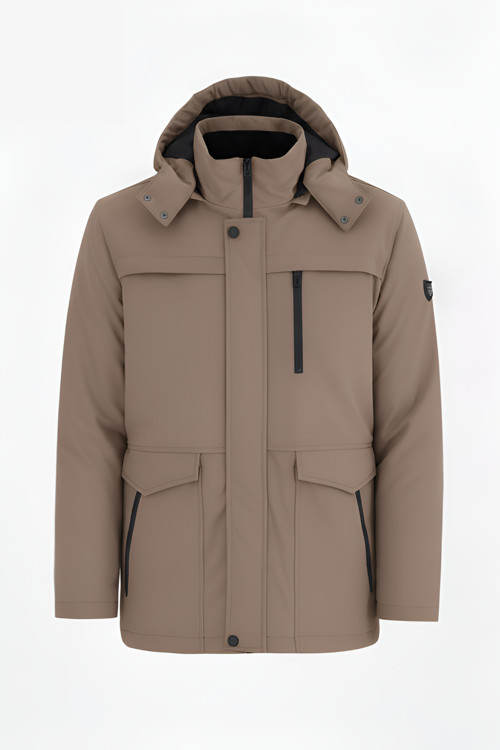 Erkek Krem Erkek Kışlık Şişme Kaban – Sıcak Tutan, Hafif Ve Şık Tasarım Mont&Kaban