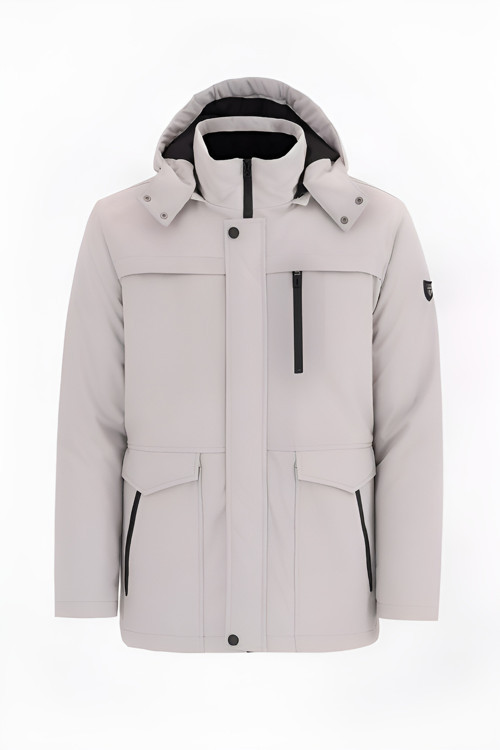 Erkek Beyaz Erkek Kışlık Şişme Kaban – Sıcak Tutan, Hafif Ve Şık Tasarım Mont&Kaban