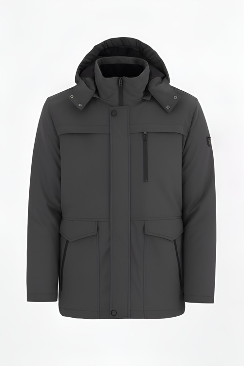 Erkek Gri Erkek Kışlık Şişme Kaban – Sıcak Tutan, Hafif Ve Şık Tasarım Mont&Kaban