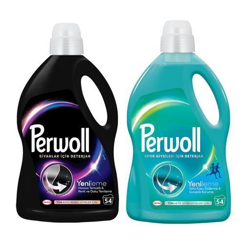 2,97 lt Siyahlar ve Spor Giyisiler İçin Sıvı Deterjan 2 li Set