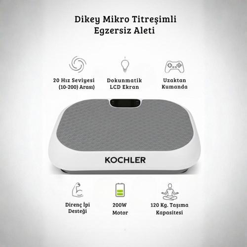 VibeCore Ev Tipi Dikey Mikro Titreşimli Egzersiz Aleti – Uzaktan Kumandalı Fitness Platformu
