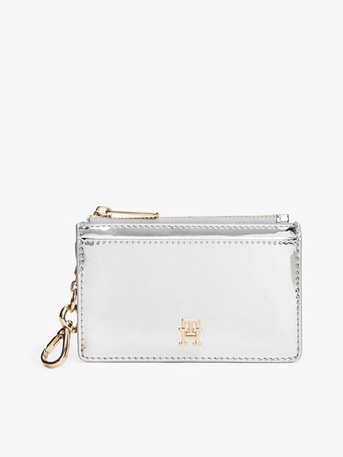 Uzun Metalik Kredi Kadın Gri Cüzdan AW0AW18038PE6