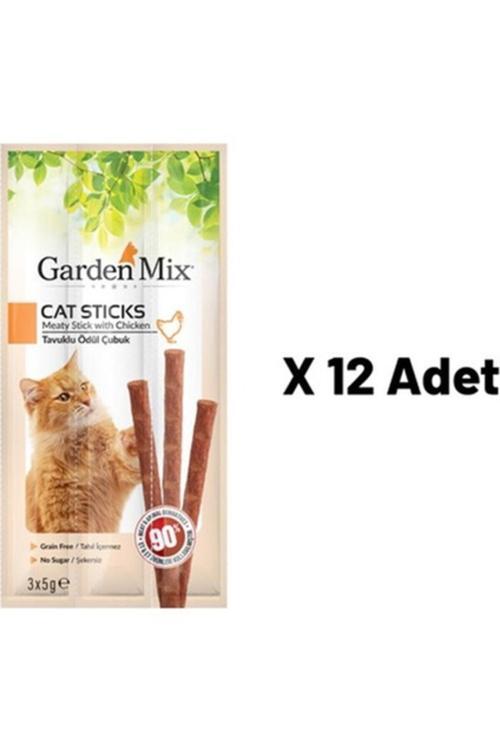 Tavuklu Kedi Stick Ödül 3 X 5 Gr 12'Li
